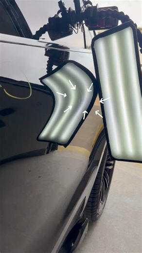 Repairing dent’s with Pdr hot glue method #pdr #cardentrepair