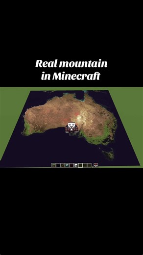 Exploring Real Mountain Heights in Minecraft
