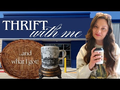 spend a winter morning thrifting with me + what I got || realistic thrift haul
