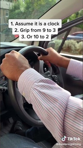 How to Hold Steering Wheel & Steer Correctly ✅ | Tips from Grade A Driving Instructor