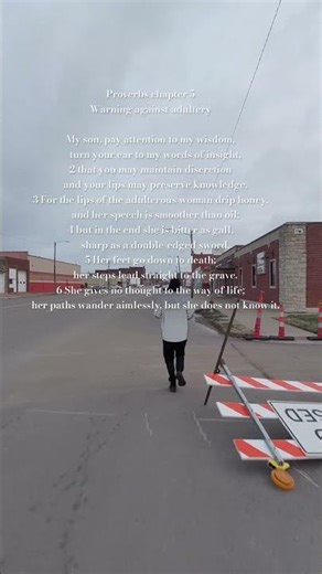 Proverbs chapter 5 Warning against adultery￼