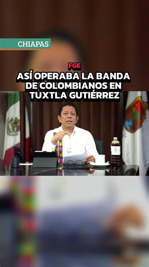 El fiscal general del estado, Jorge Llaven Abarca, relató la forma en que operaba una banda de colombianos y mexicanos en Tuxtla Gutiérrez; hace poco robaron una cantidad importante de dinero en la ciudad, tras la investigación realizada fueron detenidos #NoticiaAlMomento #CuartoPoderMX #TuDiarioVivir #México #Chiapas #TuxtlaGutiérrez | Cuarto Poder Mx