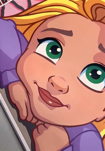 Coloring Fun with Little Rapunzel in Hachette Book