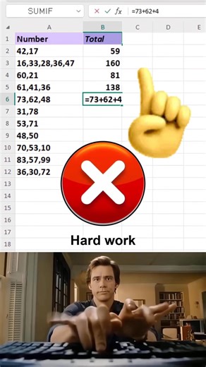 Hard Work vs. Smart Work in Excel! 🤯 #short #exceltips #exceltricks #dataextractor #exceltutorial