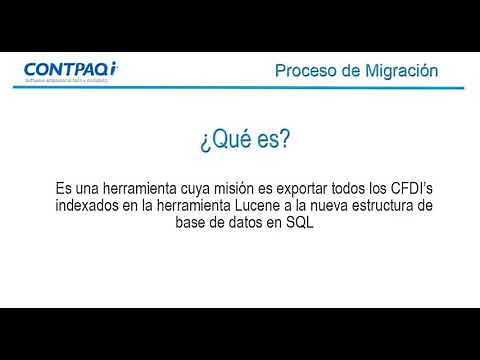 CONTPAQi - Migración de la información del ADD a SQL