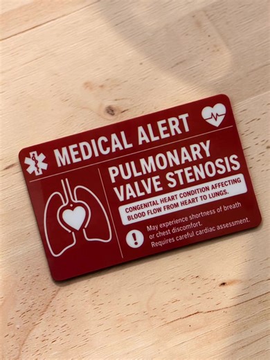 POV: you don’t have to explain yourself every time ❤️ I’ve just added TWO new cards to my shop: 🔴 Pulmonary Valve Stenosis (PVS) Medical Alert 🟣 Neurodivergent Card (now in purple!) These are designed to make everyday life a little easier—whether that’s in an emergency or just helping others understand you without the pressure of explaining everything. ✨ Clear ✨ Simple ✨ Easy to carry Because communication shouldn’t always have to come out of your mouth. Which one do you think is most helpful?