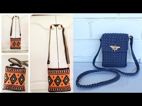 Crochet Crossbody Phone Bag, Handmade Crochet Phone Bag, Crochet Phone Bag, Crochet Phone Bag