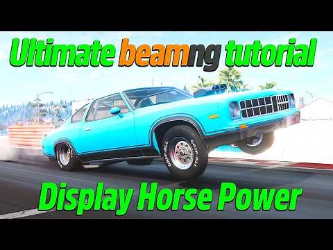 🚀 How to Measure Horsepower & Torque in BeamNG.drive