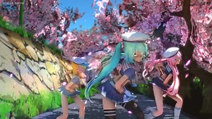 【MMD】水手服luka、rin、miku的Liar Dance【Necrox】授权转载