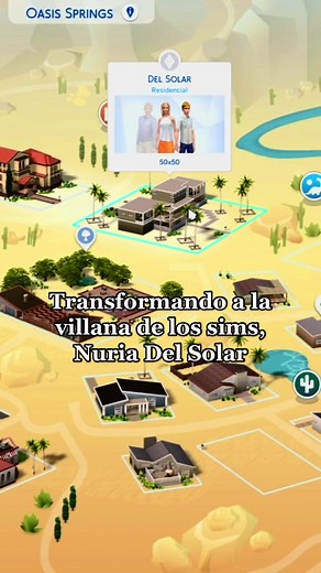 Transformación de Nuria Del Solar en Los Sims 4