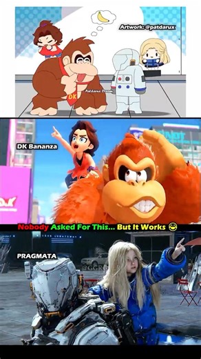 DK Bananza 🤝 PRAGMATA! 😳