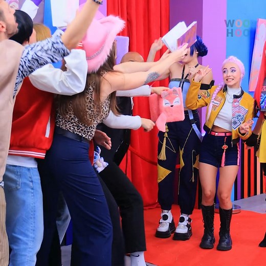 K-Pop Demon Hunters in Extreme Hide And Seek Challenge in Giant Boxes! | WooHoo YT