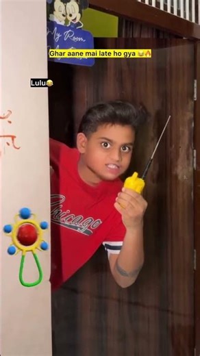 ghar aane mai late ho gya 😂😂😂😜#subscribe #viralshorts #shorts #viralvideo #shorts #funny #comedy