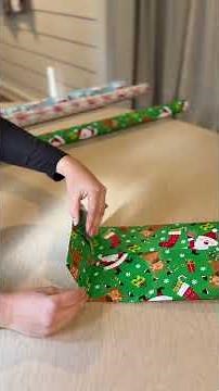 The ULTIMATE wrapping hack! DIY Christmas wrapping paper gift bags!