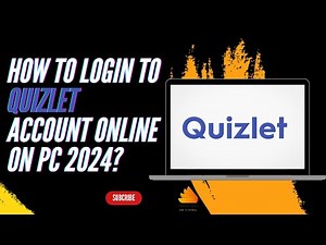 How to Login to Quizlet Account Online on PC 2024?