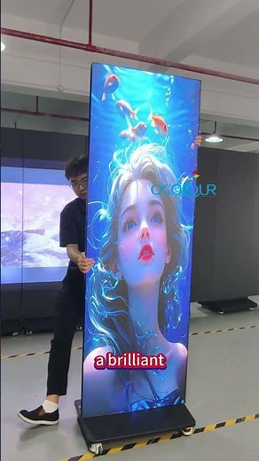 LED Poster Screen: The Smart, Slim, and Stunning Way to Showcase Your Brand