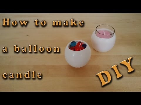 DIY:How to make a balloon candle