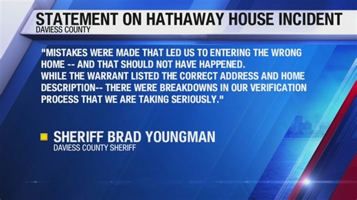 Review ordered after Daviess County Sheriff's Office's warrant mistake