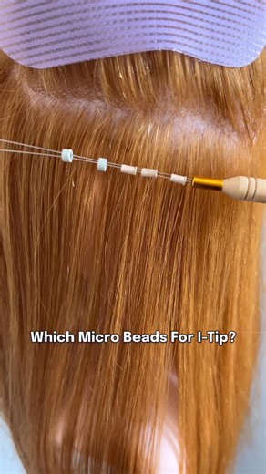 Hair Supply |𝖶𝖾𝖿𝗍|𝖳𝖺𝗉𝖾𝗌|𝖪𝗍𝗂𝗉𝗌|𝖨𝗇𝗏𝗂𝗌𝗂𝖻𝗅𝖾 𝖶𝖾𝖿𝗍|𝖨𝗍𝗂𝗉|𝖢𝗅𝗂𝗉𝗂𝗇 | ✨ Installing Different Beads on I-Tip Hair Extensions ✨ Our premium remy i-tip hair works perfectly with multiple bead types, giving... | Instagram