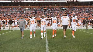 Cleveland Browns First and Ten Coin Toss Captain: August 21, 2017