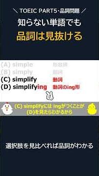 How to Identify Parts of Speech Even for Words You Don't Know | TOEIC Part 5