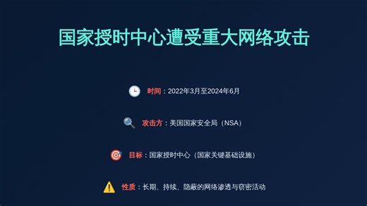 解密：美国如何利用境外品牌手机漏洞网络攻击我国授时中心？