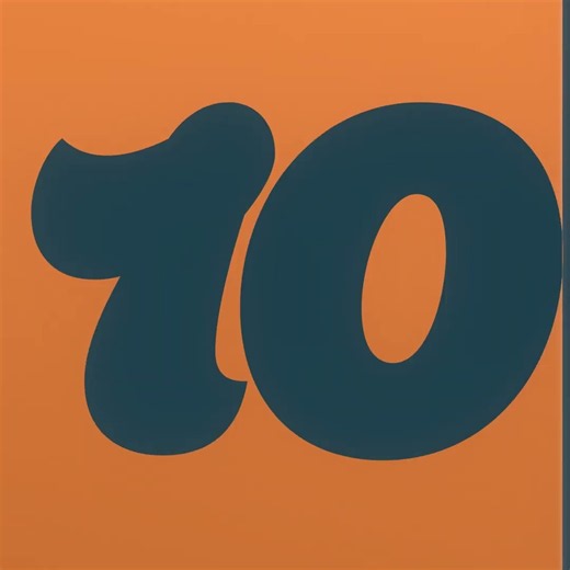 ⏰ 10 Second Graphic Countdown Timer with Sound | 10 to 1 Countdown Timer | #shorts