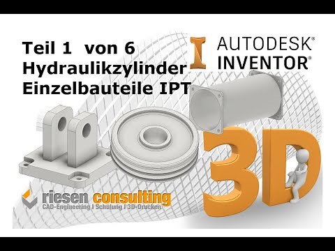 Inventor 2020 Bottom Up Teil 1 von 6 IPT - CAD Deutsch Schulung Training Tutorial