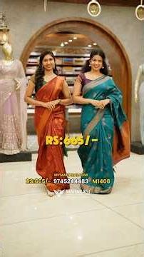 Semi Silk Saree with eye catching contrast shades and elegant heavy body design ✨