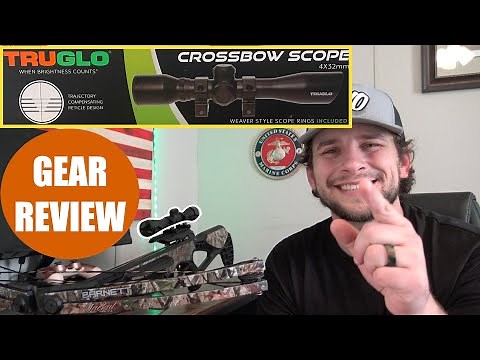Tru Glo 4x32 Crossbow Scope Review!