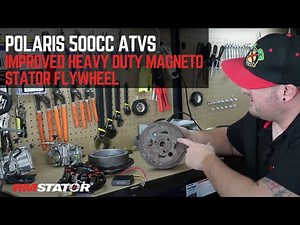 Polaris 500cc ATVs Improved Heavy Duty Magneto Stator Flywheel OEM # 3085558 3086819 3086983 RM11512