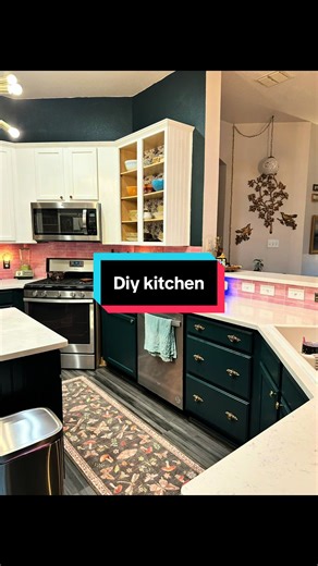 Moody kitchen vibes 🌙✨🫶🏻 #aesthetic #thrifteddecor #kitchendesign #diy #fyp