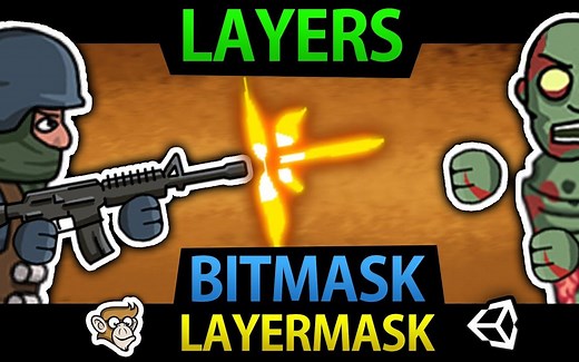 【游戏开发】介绍 Unity 物理中的 Layers, Layer Mask, Bitmask, Bitwise Operators, Raycasts