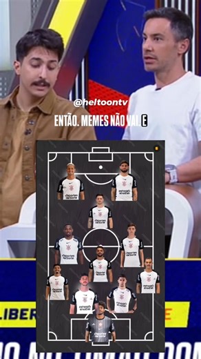 POSSÍVEL ESCALAÇÃO DO CORINTHIANS PRO JOGO DE HOJEE AI FIEL GOSTOU?#corinthians #fiel #sccp #futebol