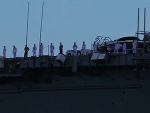 USS Cleveland (LPD 7) arrives at Pearl Harbor for RIMPAC 201