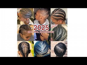 60+ Newest Cornrow Braids Hairstyles for Black Women/Elegant & Stylish Natural Cornrow Hairstyles