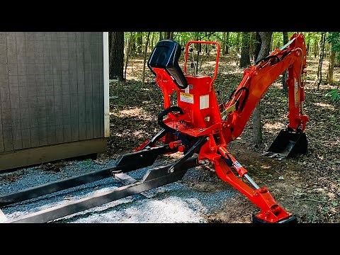 Success! Removing the Backhoe from my Kioti CK2610