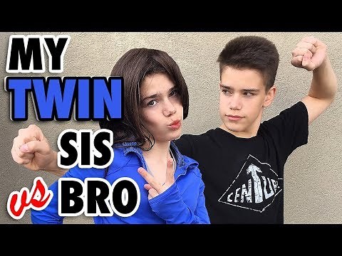 Twin Telepathy Ninja Challenge Sis vs Bro - MEET MY TWIN