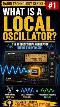 What is a Local Oscillator? 🤔| Radio Technology Series #youtubeshorts #swradiolover #ytshorts