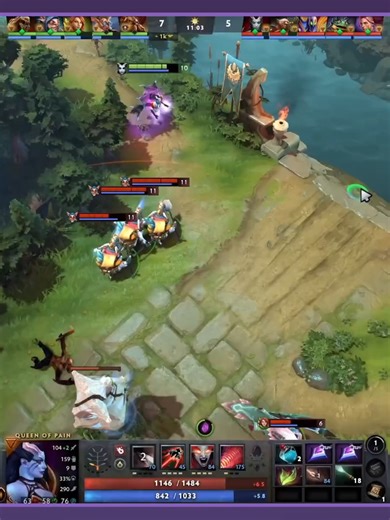 Queen of Pain vs Meepo: Dota 2 Epic Mid Showdown