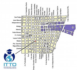 Map of Downtown Guadalajara
