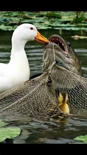 Deadly Ghost Net Trap 👻🕸️ #ghostnet #shorts 🦆💀