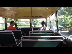 Very tuneful London RT upper deck bus ride - green AEC Regent III RT1700 (KYY 527)