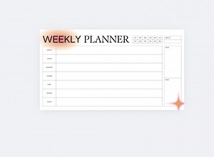 Weekly Planner, Printable Daily Planner Template, Weekly Schedule, to Do List, Printable, A4 & Letter, Monday/ Sunday Start - Etsy Australia
