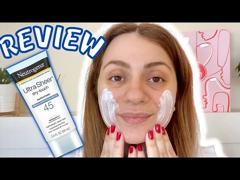 Neutrogena Ultra Sheer Dry Touch spf45 Sunscreen Review