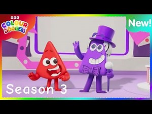 Colourblocks+ | Season 3 | Episode 1 | The All-Knowing Purple (animated)