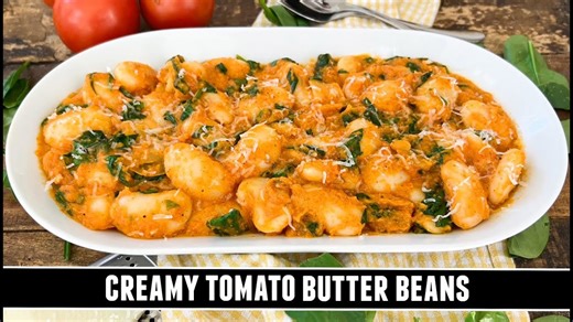 Creamy Tomato Butter Beans Packed With Goodness & Easy To Make