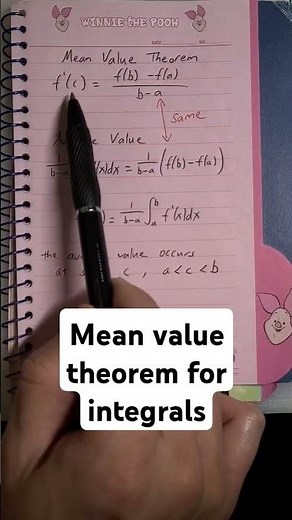 Understanding the mean value theorem for integrals