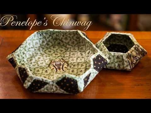 Episode 186: How to Make Quilt As You Go Hexagon Bowls - Beginner Friendly
