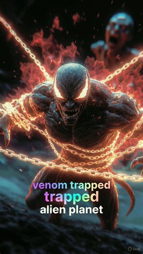 VENOM Trapped on Alien Planet 😱 | Deadly Battle for Survival #venom